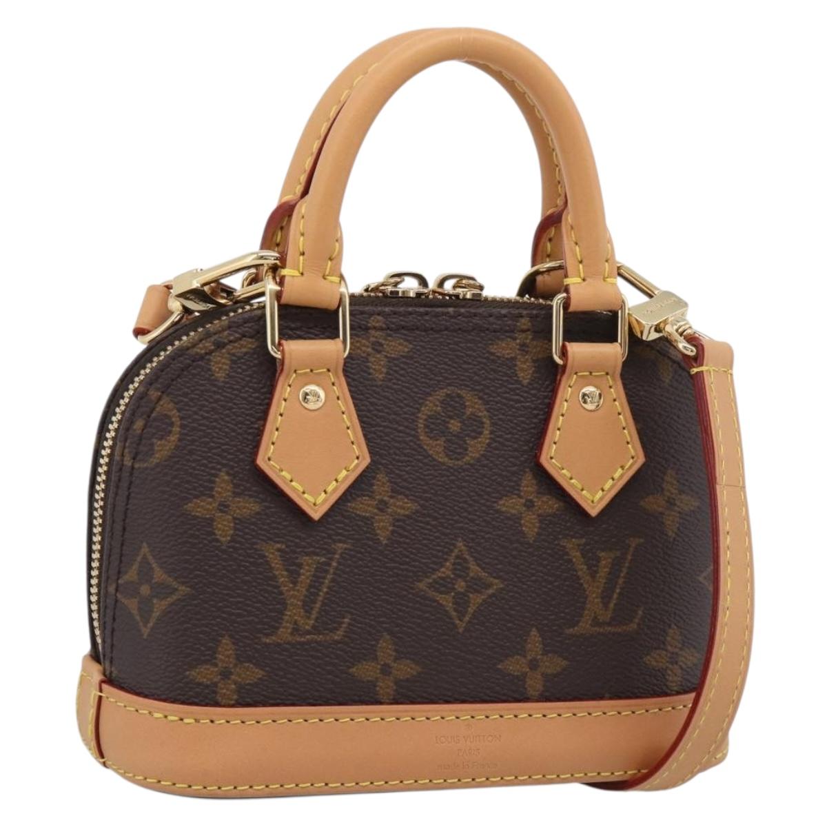 LOUIS VUITTON Monogram Nano Alma Hand Bag M82717 LV Auth 216276SAM