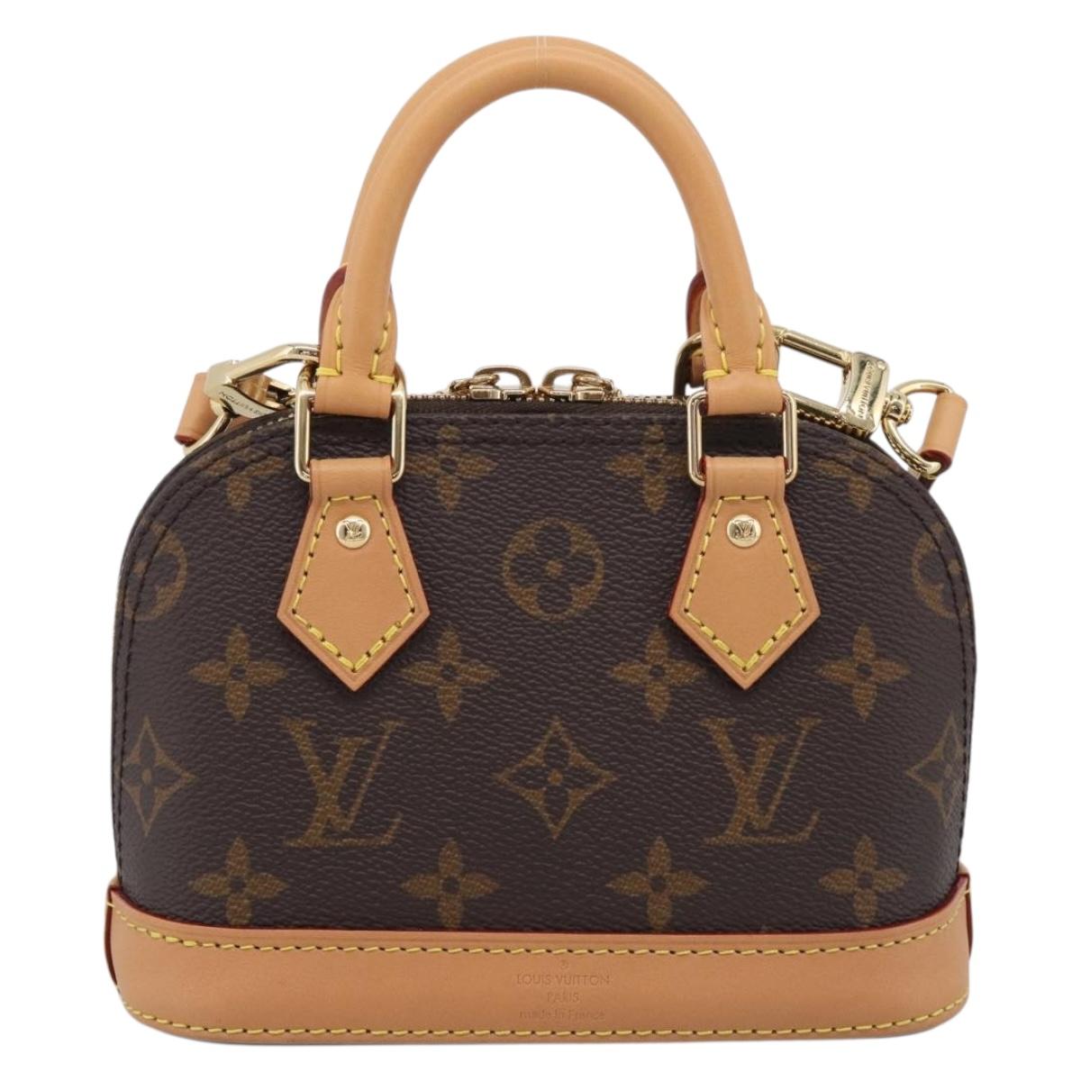 LOUIS VUITTON Monogram Nano Alma Hand Bag M82717 LV Auth 216276SAM