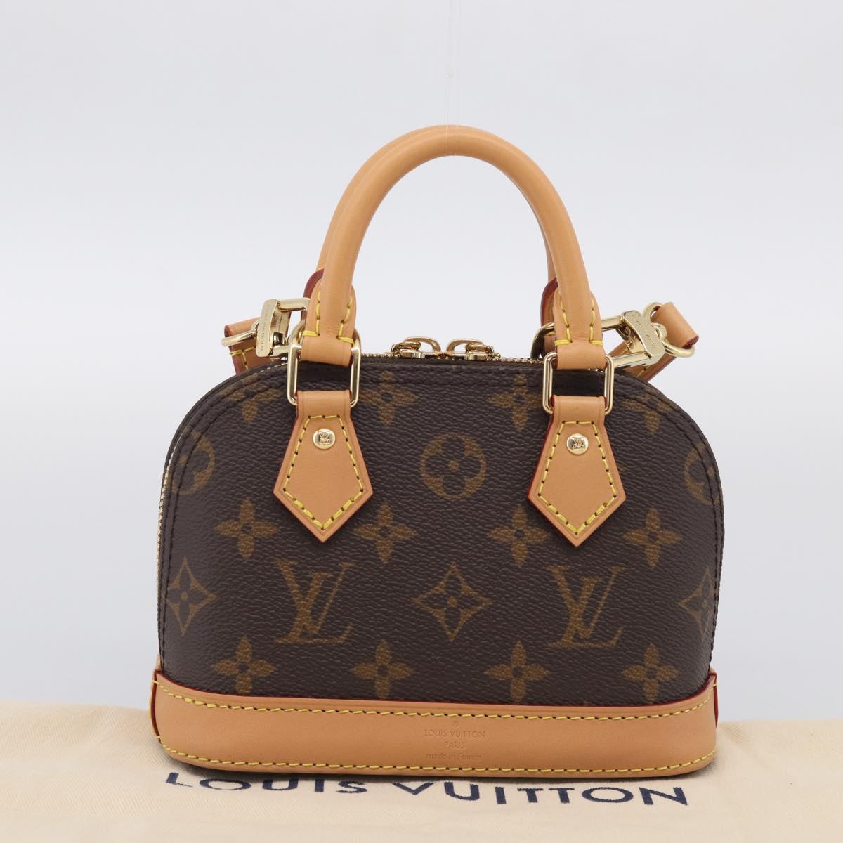 LOUIS VUITTON Monogram Nano Alma Hand Bag M82717 LV Auth 216276SAM