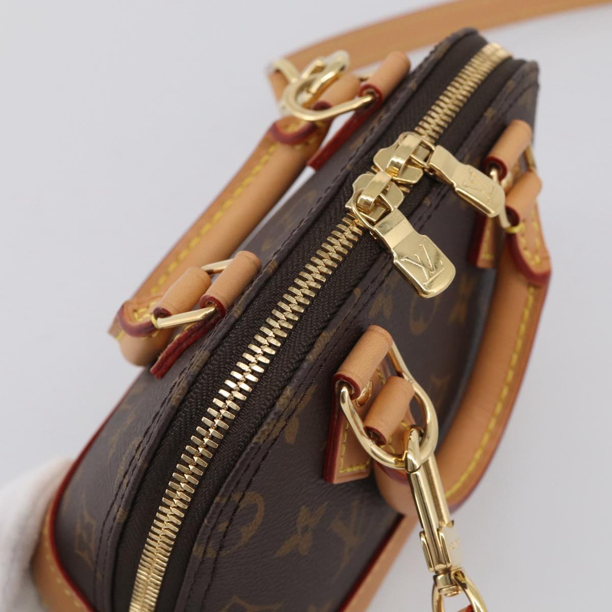 LOUIS VUITTON Monogram Nano Alma Hand Bag M82717 LV Auth 216276SAM