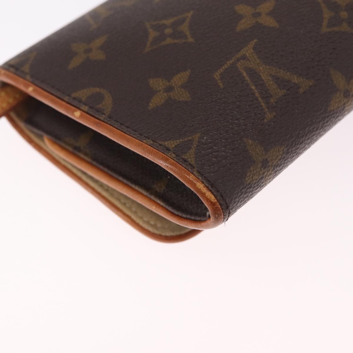 LOUIS VUITTON Monogram Pochette Twin GM Shoulder Bag M51852 LV Auth 216280