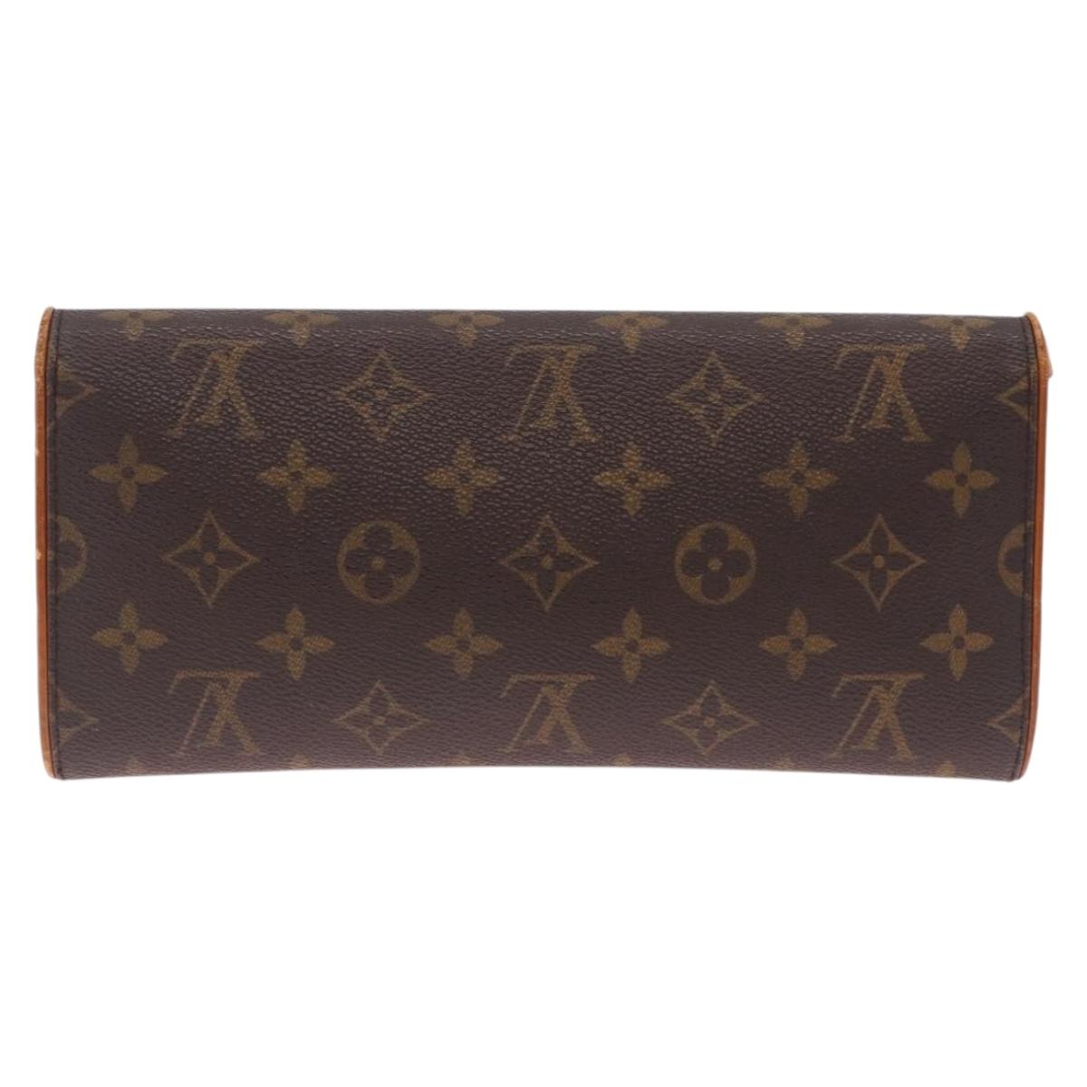 LOUIS VUITTON Monogram Pochette Twin GM Shoulder Bag M51852 LV Auth 216280