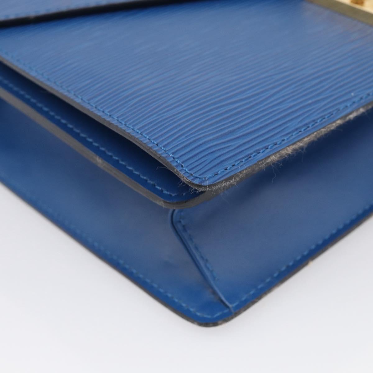 LOUIS VUITTON Epi Concorde Hand Bag Blue M52135 LV Auth 216288