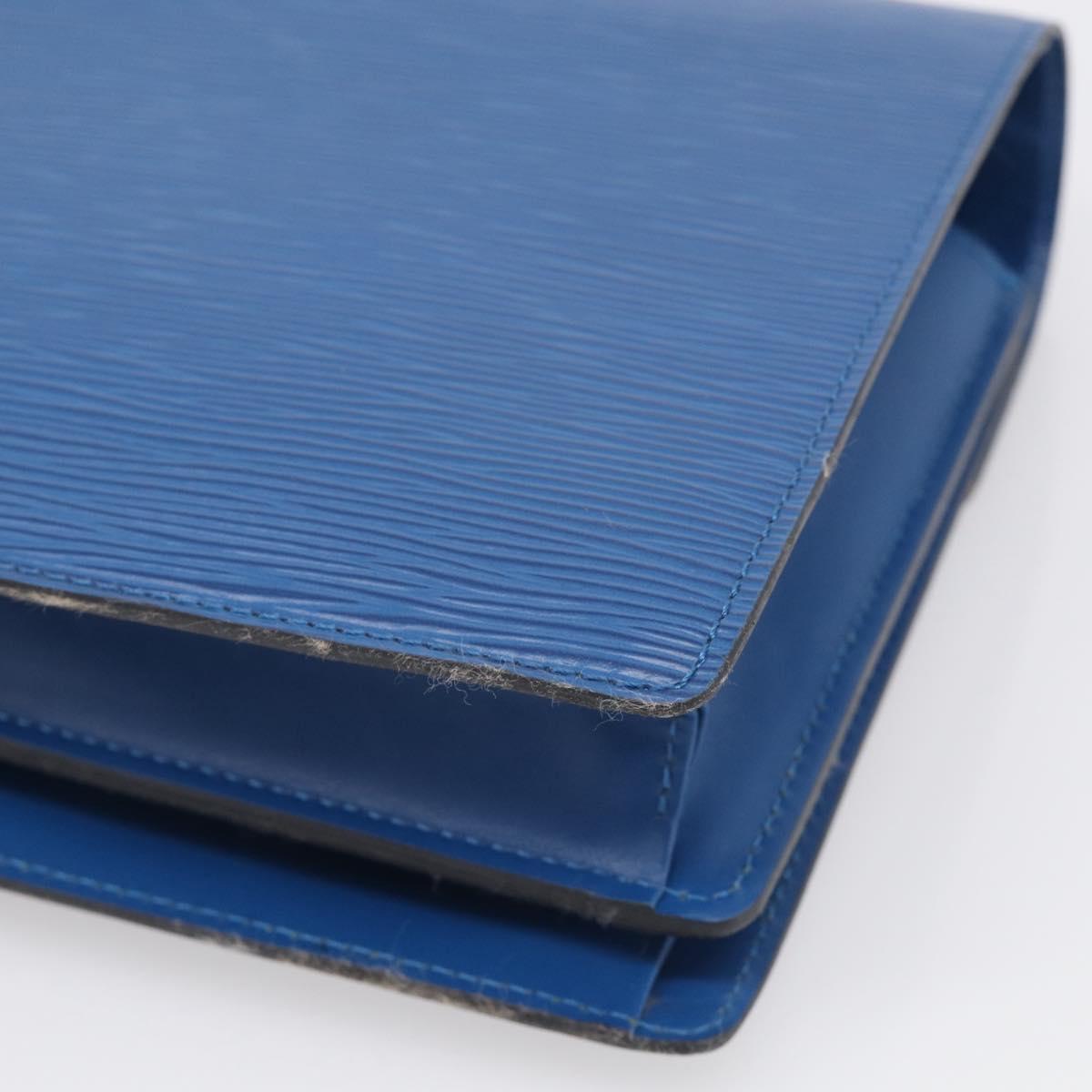 LOUIS VUITTON Epi Concorde Hand Bag Blue M52135 LV Auth 216288