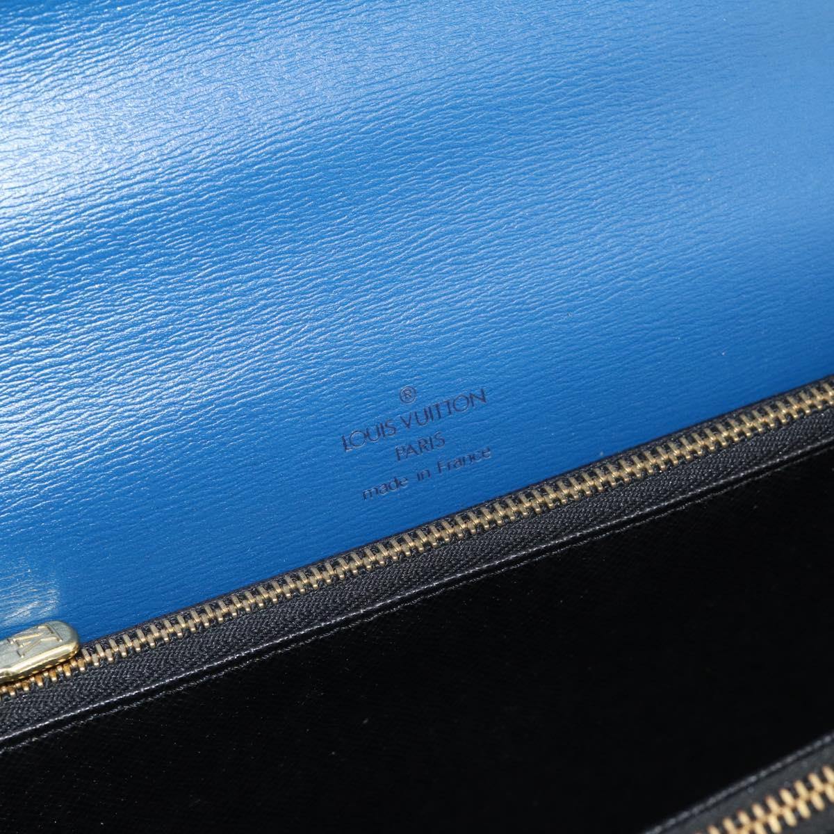 LOUIS VUITTON Epi Concorde Hand Bag Blue M52135 LV Auth 216288
