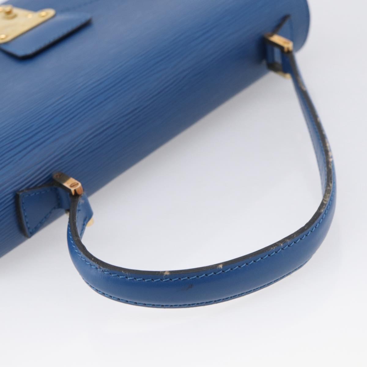 LOUIS VUITTON Epi Concorde Hand Bag Blue M52135 LV Auth 216288