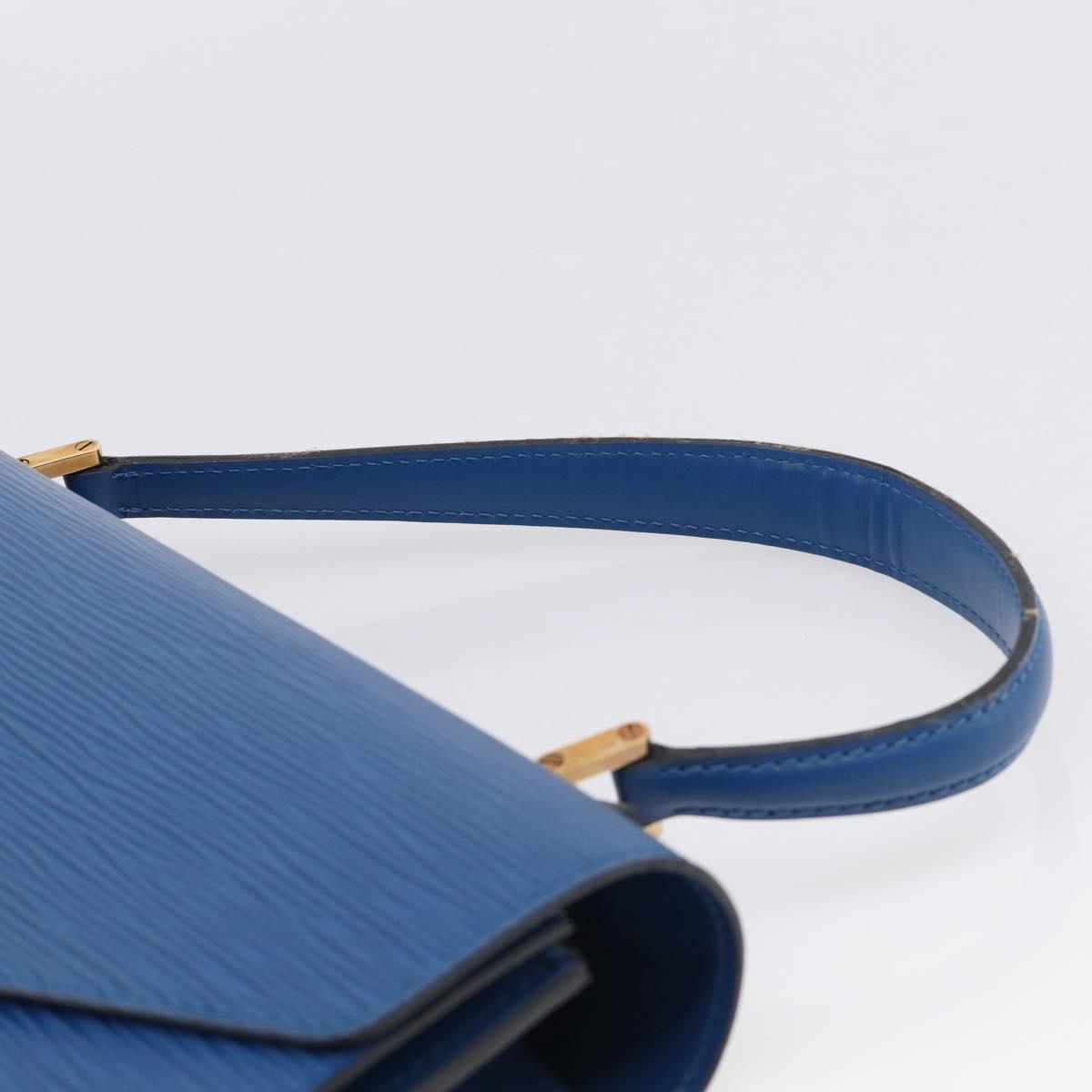 LOUIS VUITTON Epi Concorde Hand Bag Blue M52135 LV Auth 216288