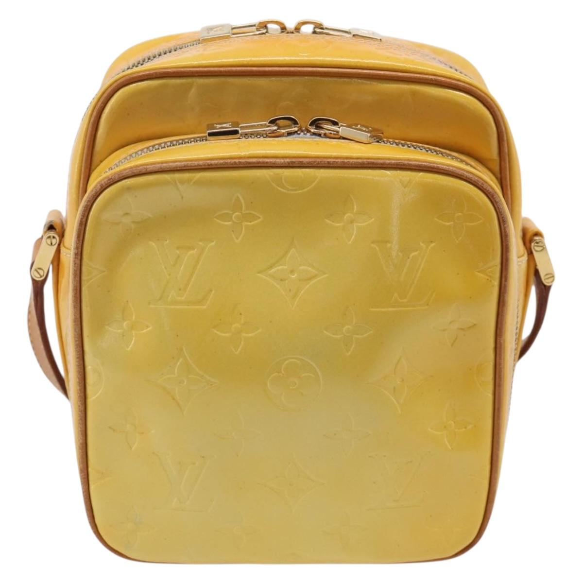 LOUIS VUITTON Monogram Vernis Wooster Shoulder Bag Gris M91036 LV Auth 216294
