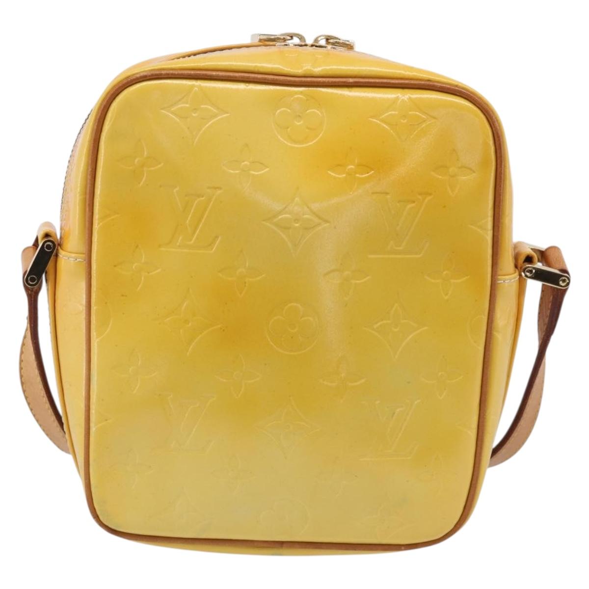 LOUIS VUITTON Monogram Vernis Wooster Shoulder Bag Gris M91036 LV Auth 216294