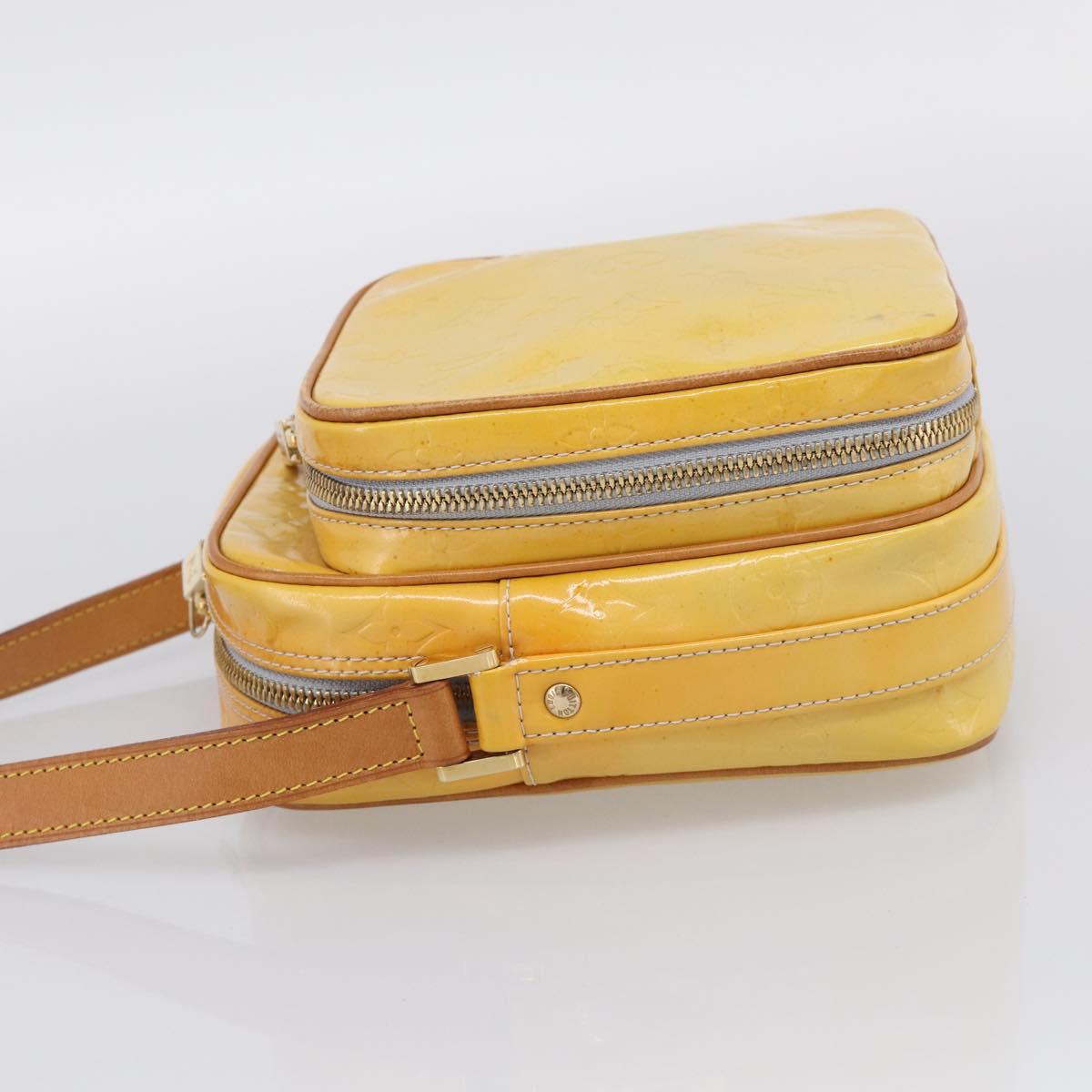 LOUIS VUITTON Monogram Vernis Wooster Shoulder Bag Gris M91036 LV Auth 216294