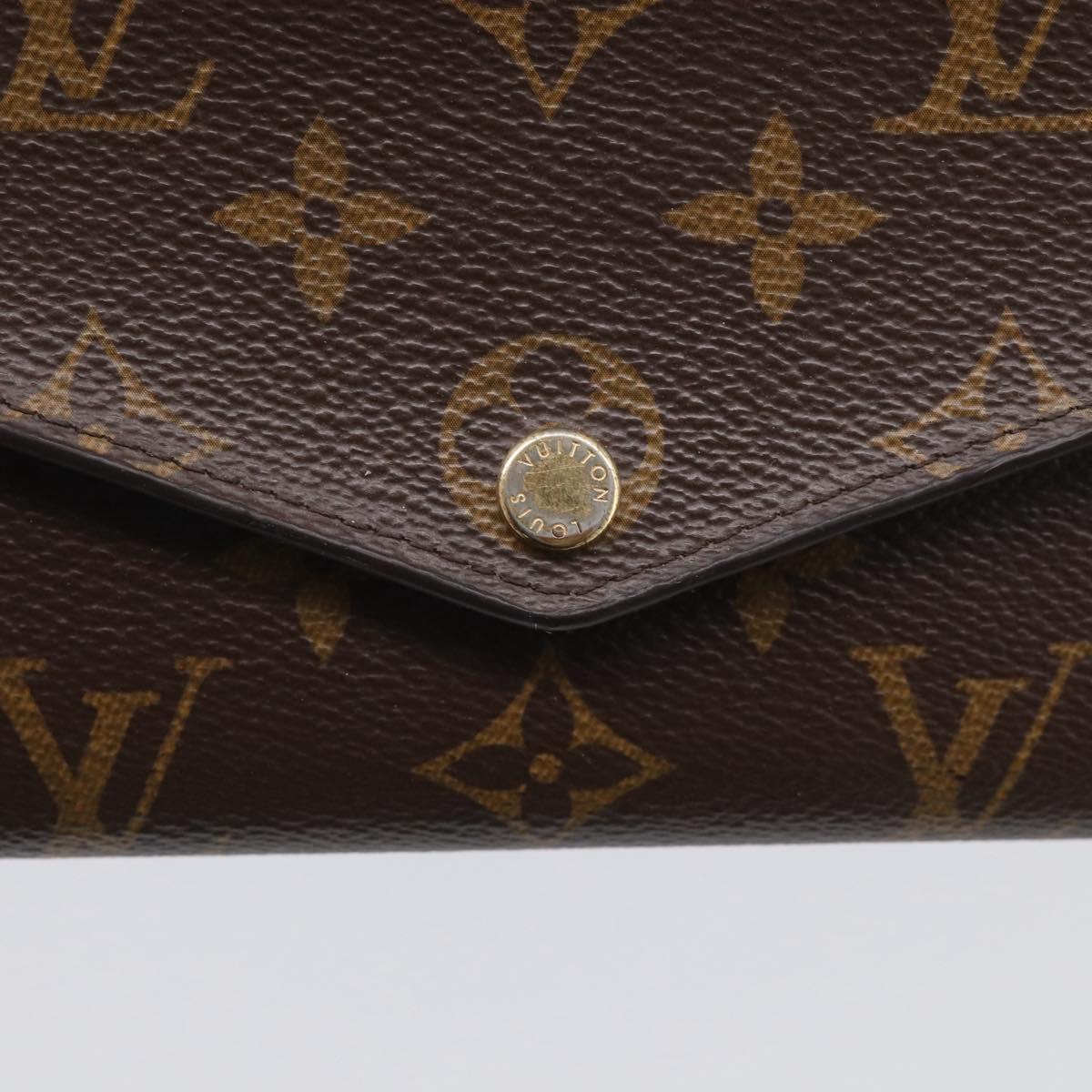 LOUIS VUITTON Monogram Portefeuille Sarah Long Wallet M60531 LV Auth 216301V