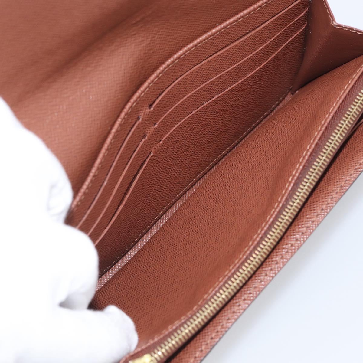 LOUIS VUITTON Monogram Portefeuille Sarah Long Wallet M60531 LV Auth 216301V