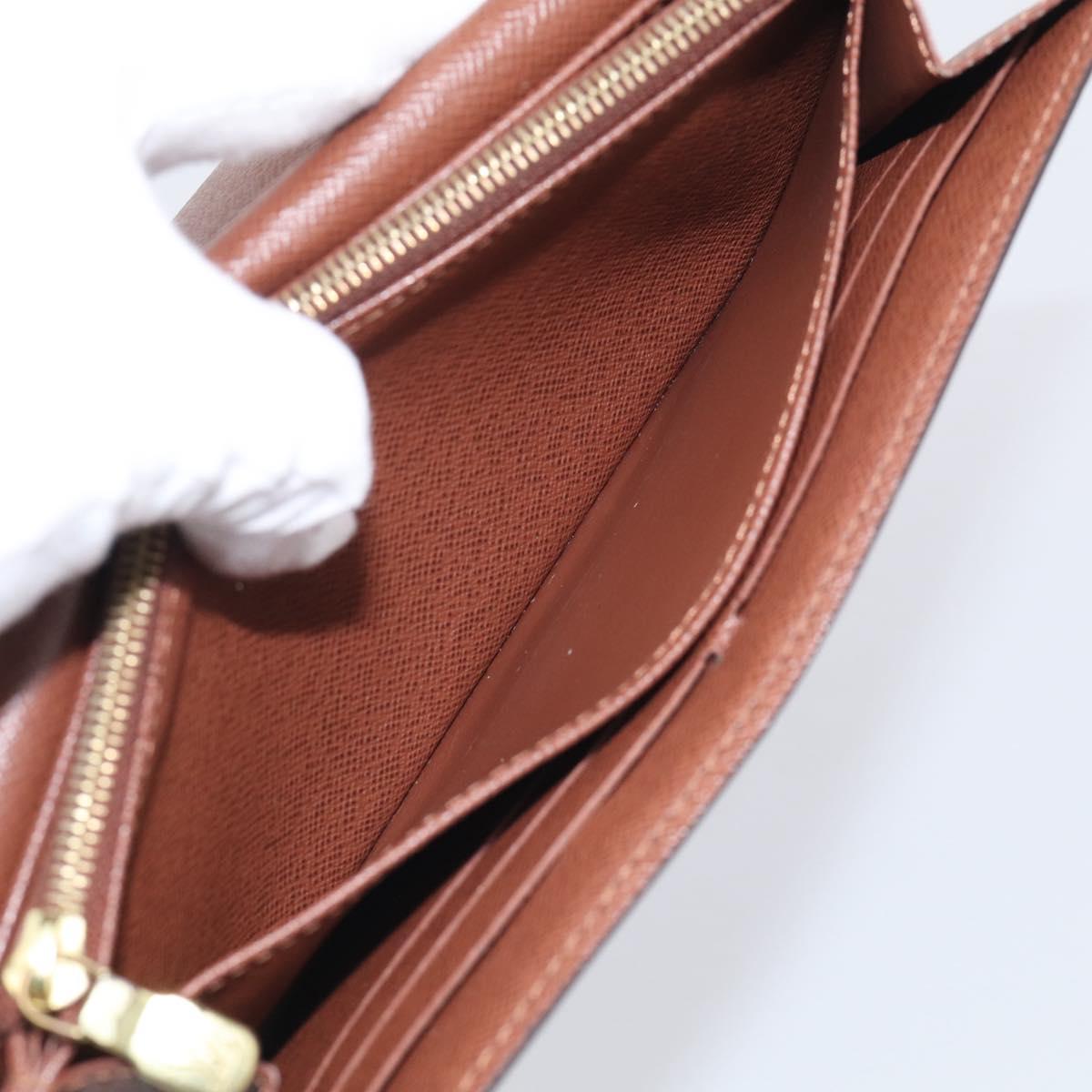 LOUIS VUITTON Monogram Portefeuille Sarah Long Wallet M60531 LV Auth 216301V