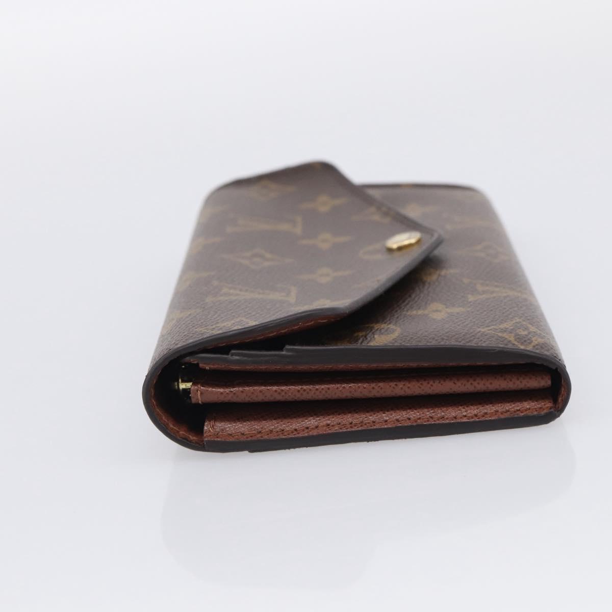 LOUIS VUITTON Monogram Portefeuille Sarah Long Wallet M60531 LV Auth 216301V