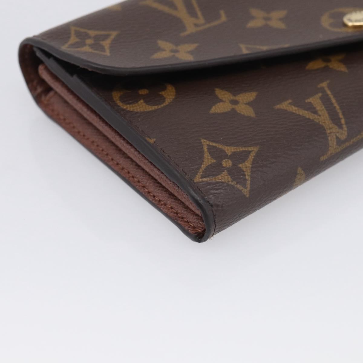 LOUIS VUITTON Monogram Portefeuille Sarah Long Wallet M60531 LV Auth 216301V