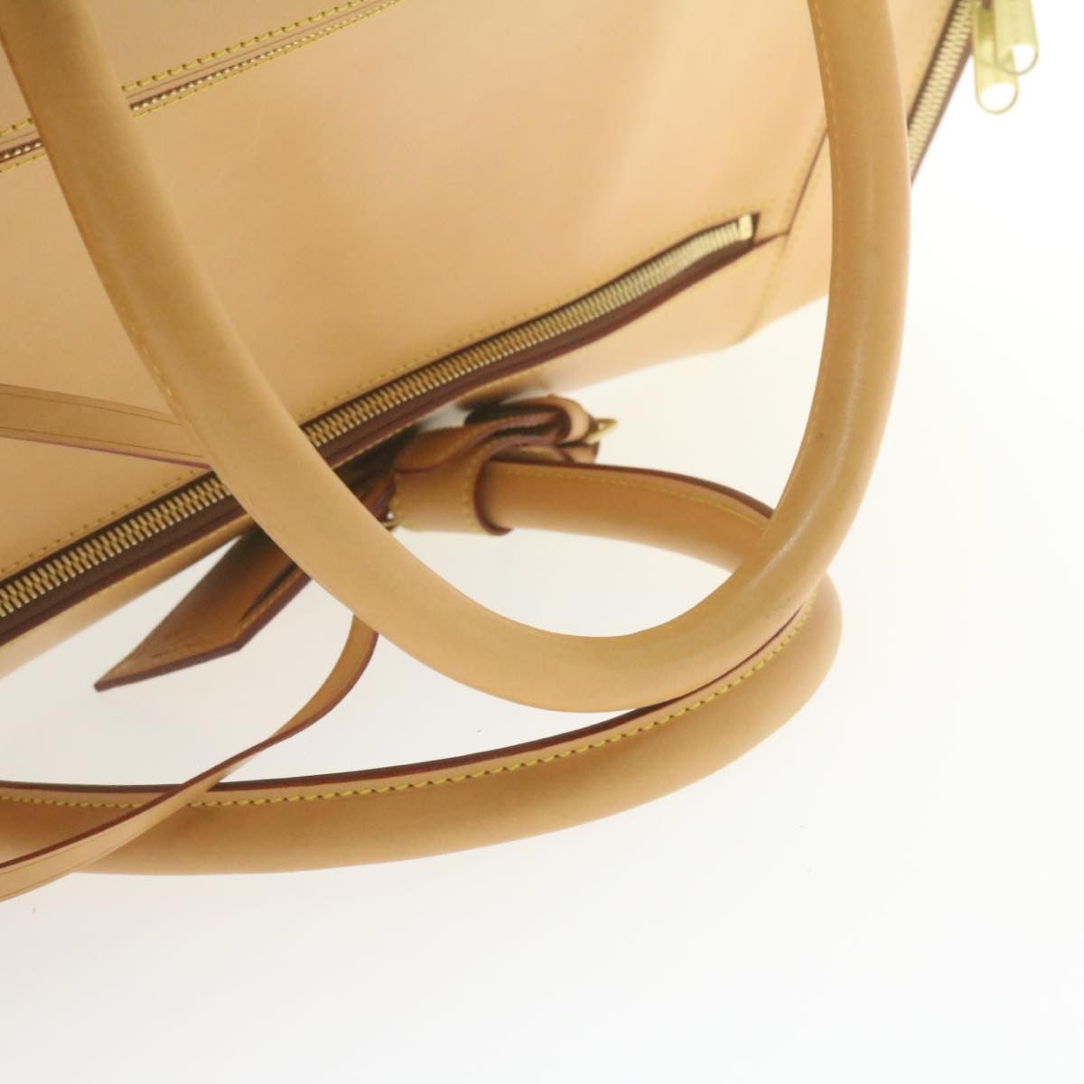 LOUIS VUITTON Nomad Travel Boston Bag Special order Beige LV Auth 22115SV