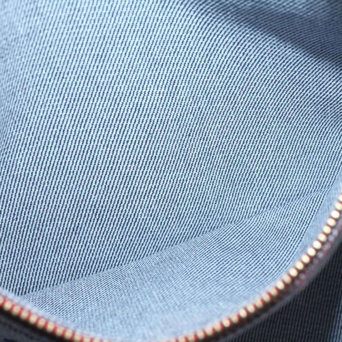 LOUIS VUITTON Monogram Denim Neverfull MM Tote Bag Blue M44981 LV Auth 22325SM