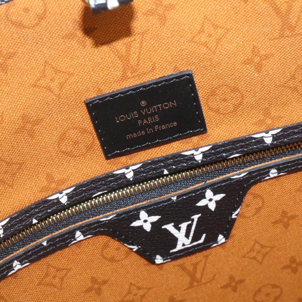 LOUIS VUITTON Monogram Giant Neverfull MM Tote Bag Caramel M56584 LV Auth 24446S