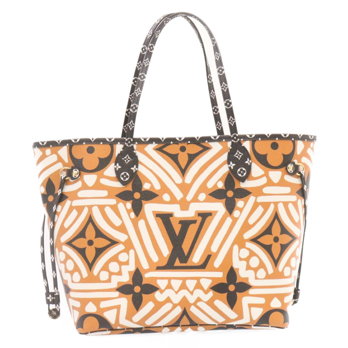 LOUIS VUITTON Monogram Giant Neverfull MM Tote Bag Caramel M56584 LV Auth 24446S