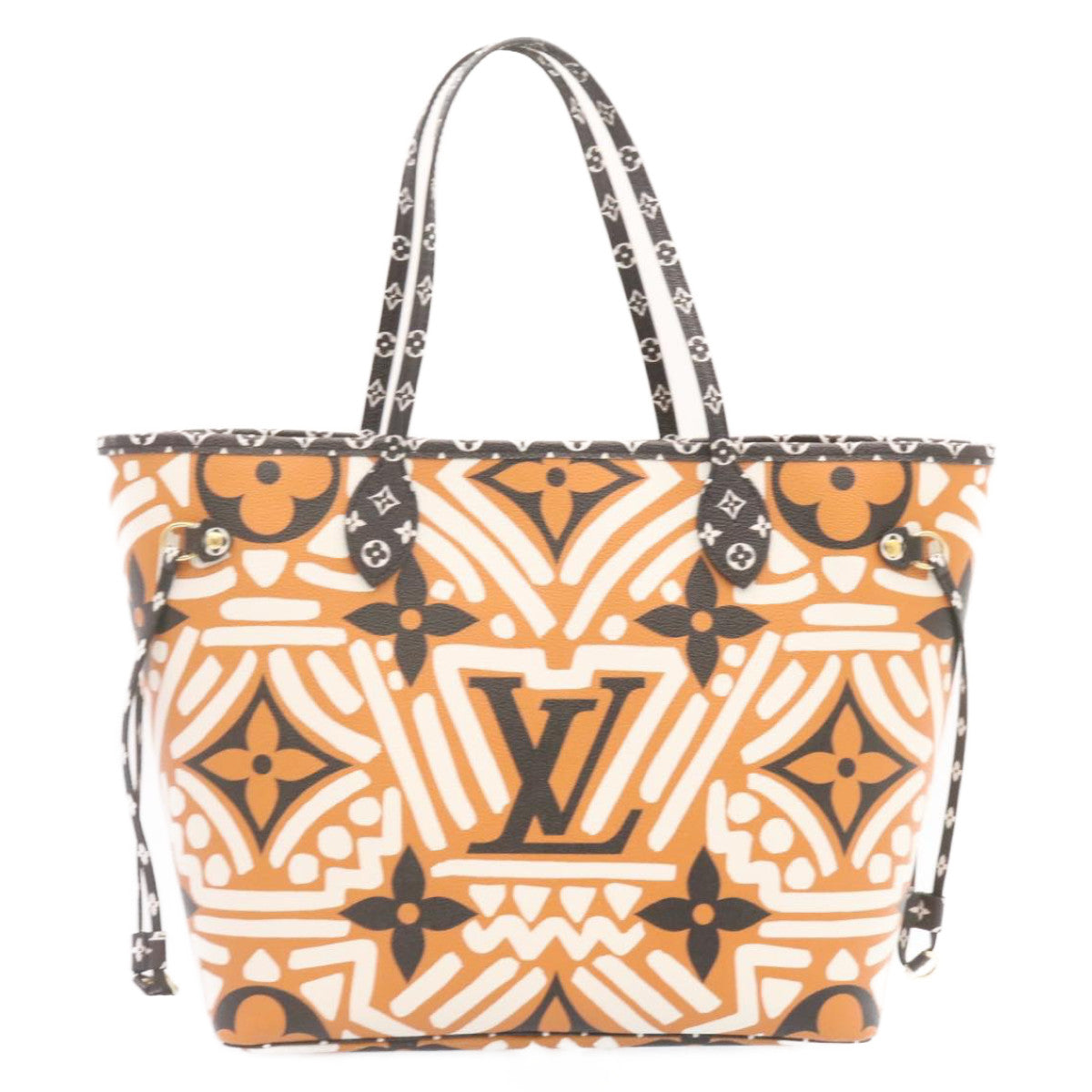 LOUIS VUITTON Monogram Giant Neverfull MM Tote Bag Caramel M56584 LV Auth 24446S