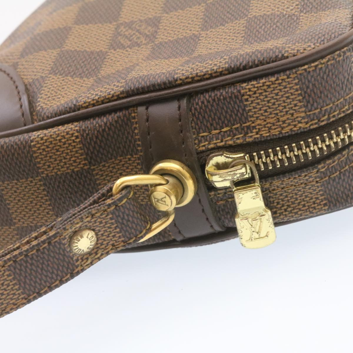 LOUIS VUITTON Damier Ebene Marly Dragonne GM Clutch Bag SP Order LV Auth 25039SA