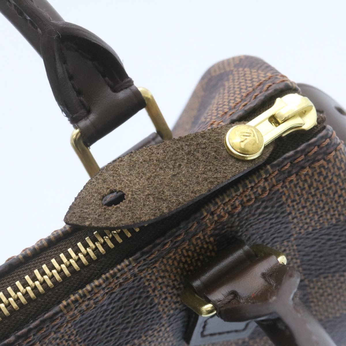 LOUIS VUITTON Damier Ebene Mini Speedy Hand Bag M41534 LV Auth 25202SM