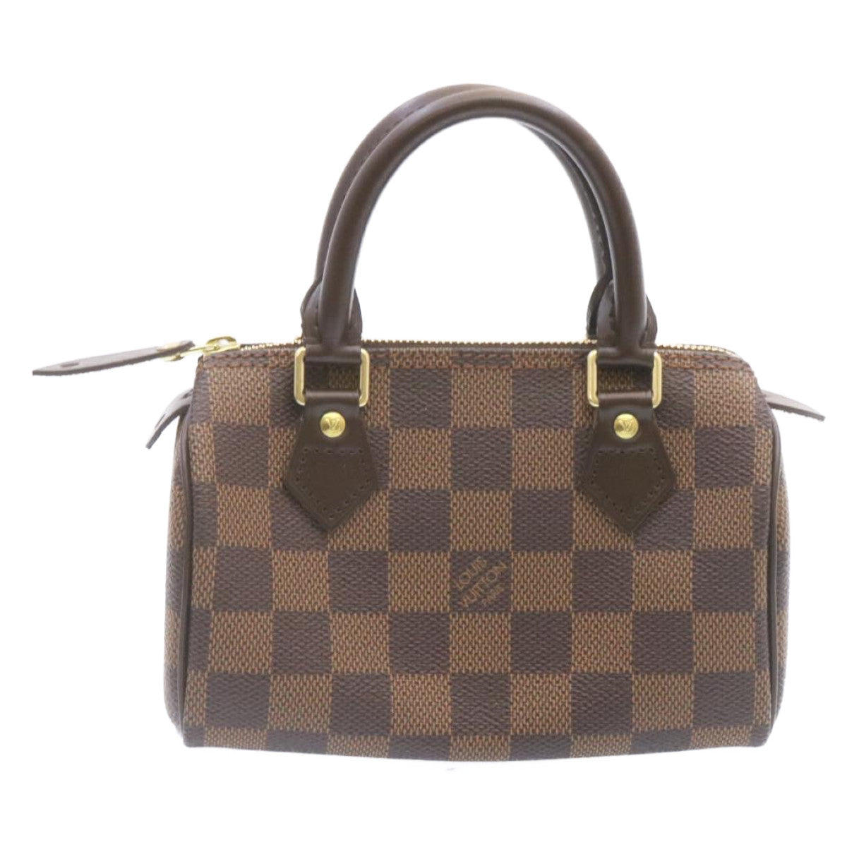 LOUIS VUITTON Damier Ebene Mini Speedy Hand Bag M41534 LV Auth 25202SM