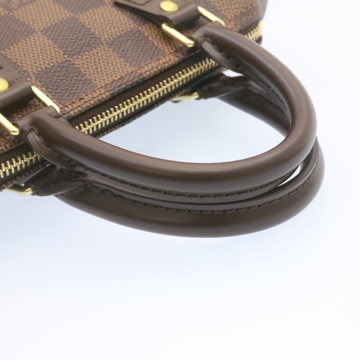LOUIS VUITTON Damier Ebene Mini Speedy Hand Bag M41534 LV Auth 25202SM