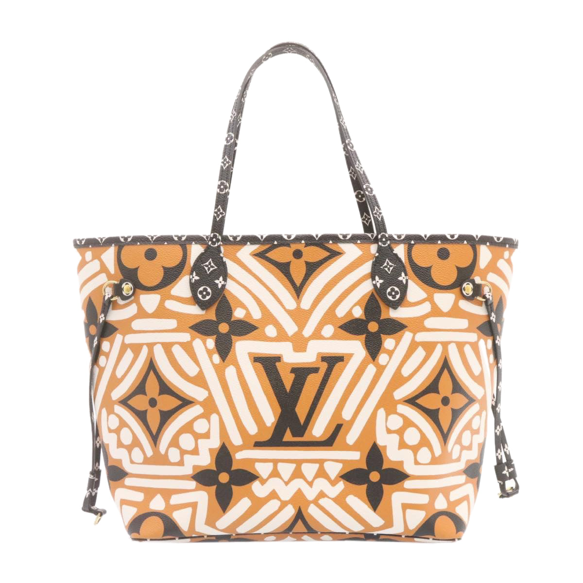 LOUIS VUITTON Monogram Giant Neverfull MM Tote Bag Caramel M56584 LV Auth 25725S