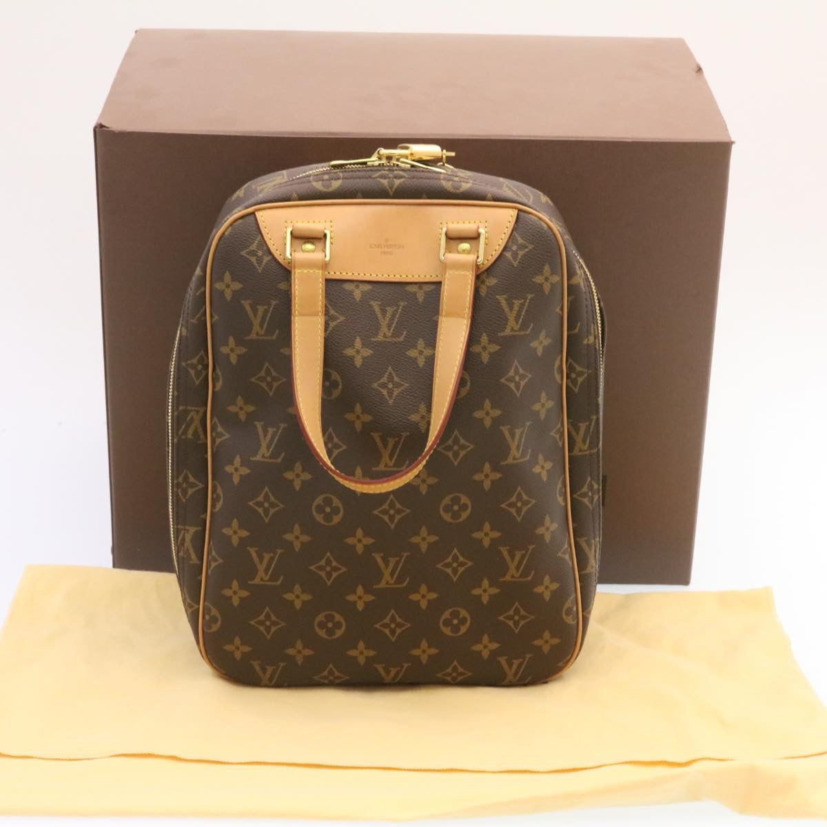 LOUIS VUITTON Monogram Excursion Hand Bag M41450 LV Auth 25970V