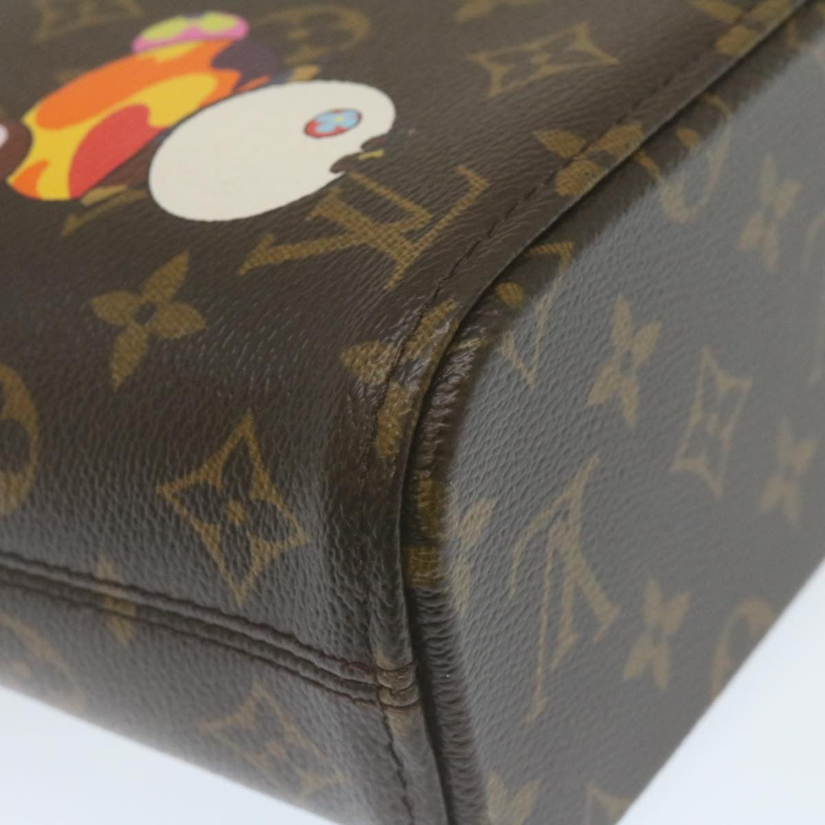 LOUIS VUITTON Monogram Panda TakashiMurakami Vavin PM ToteBag M51173Auth26131SAV