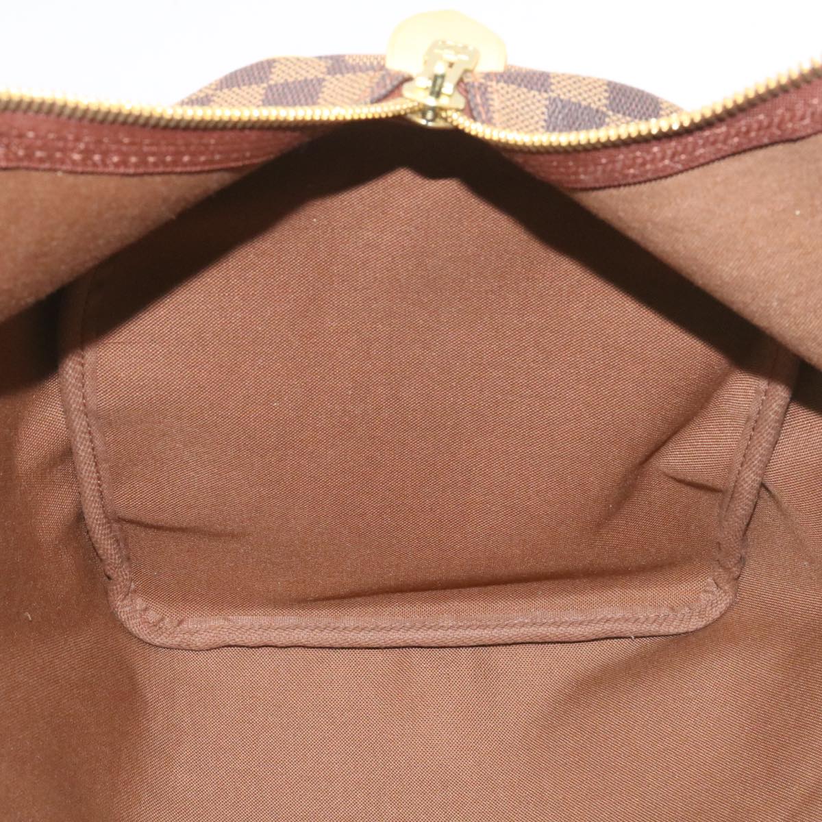 LOUIS VUITTON Damier Ebene Keepall 45 Boston Bag LV Auth 26495S