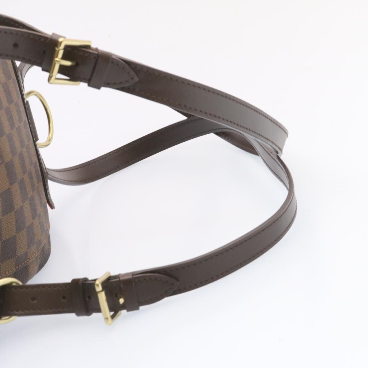 LOUIS VUITTON Damier Ebene Montsouris MM Backpack N51143 LV Auth 26498SAM