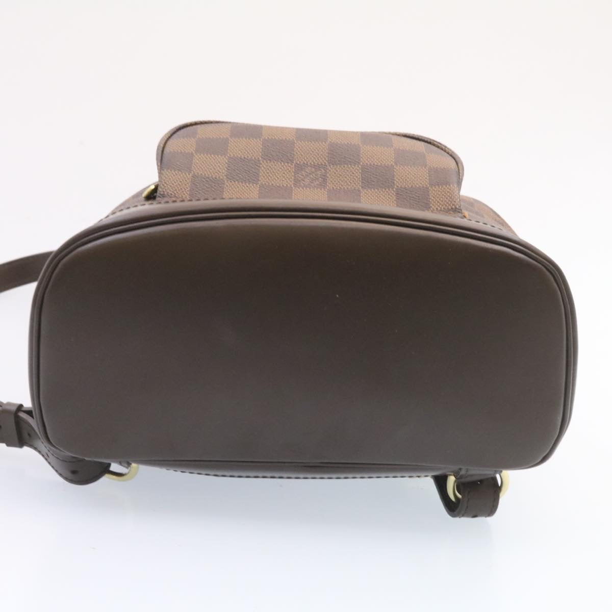 LOUIS VUITTON Damier Ebene Montsouris MM Backpack N51143 LV Auth 26498SAM