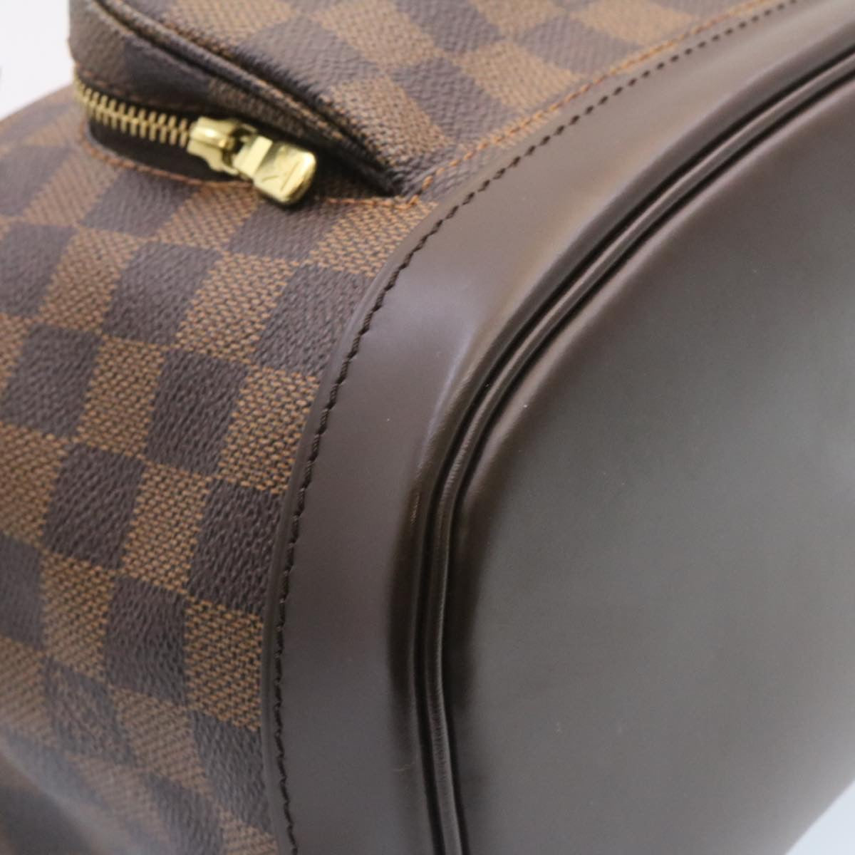 LOUIS VUITTON Damier Ebene Montsouris MM Backpack N51143 LV Auth 26498SAM