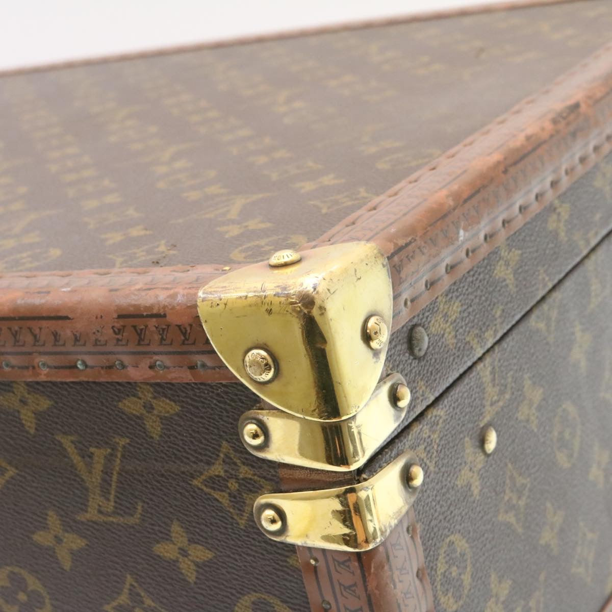LOUIS VUITTON Monogram Cotteville 55 Trunk M21424 LV Auth 26865M
