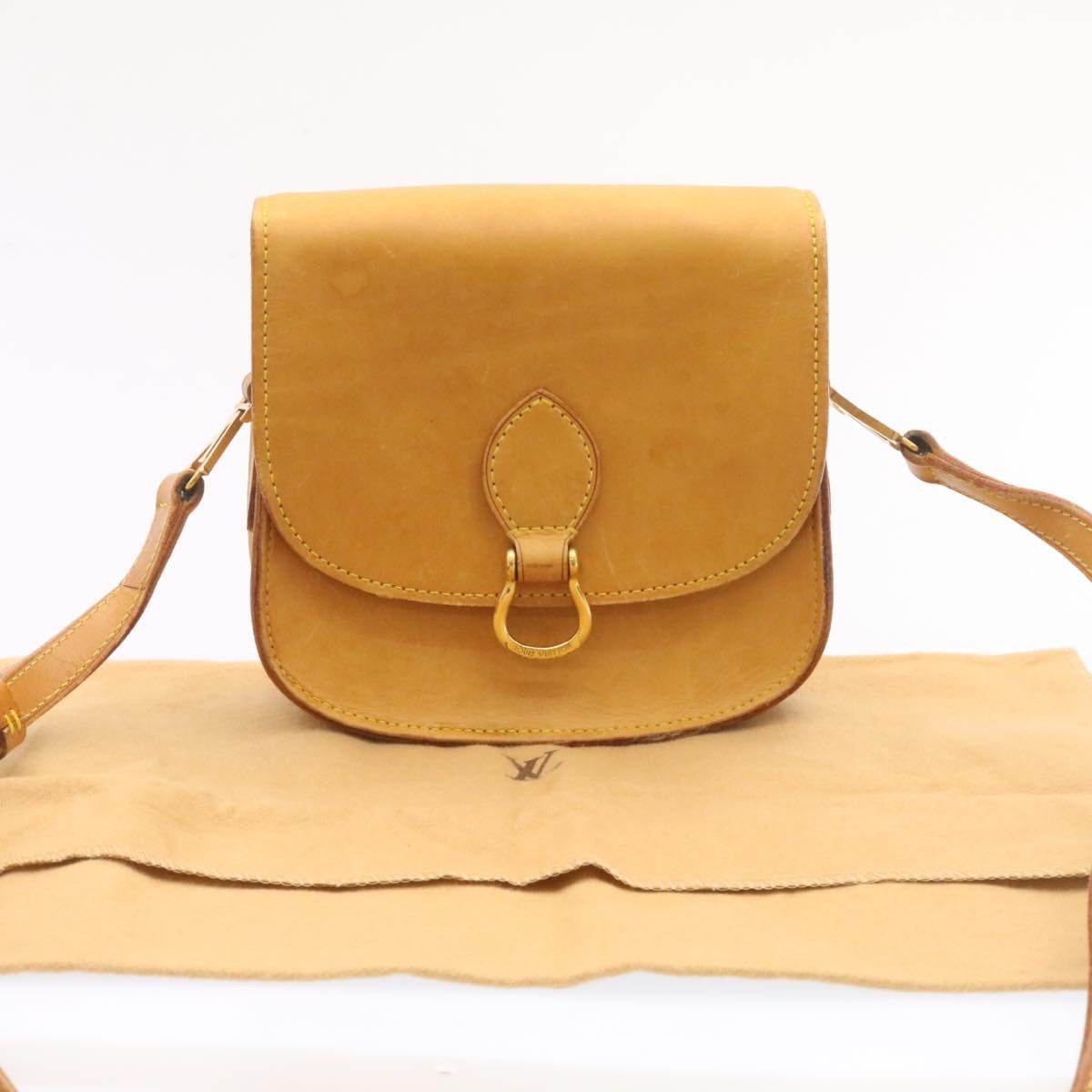 LOUIS VUITTON Nomad Bebe Saint Cloud PM Shoulder Bag SP order Beige Auth 26868V