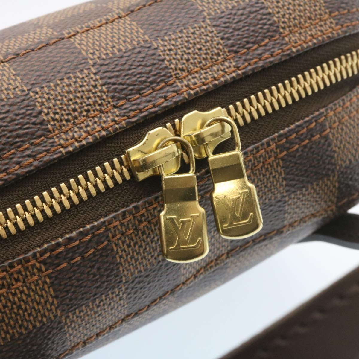 LOUIS VUITTON Damier Ebene Spontini Hand Bag SP Order N48021 LV Auth 27266SAV
