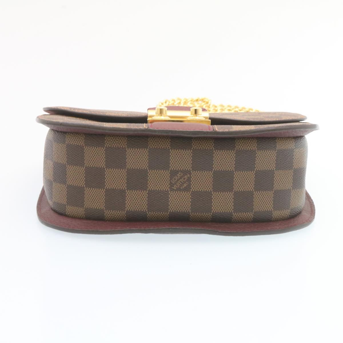 LOUIS VUITTON Damier Ebene Wight Chain Shoulder Bag N64420 LV Auth 27625SAV