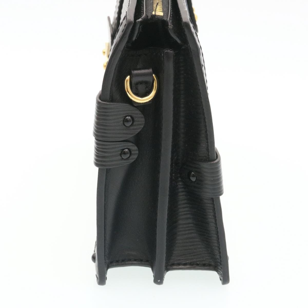 LOUIS VUITTON Epi Trunk Clutch 2Way Shoulder Bag Black M53052 LV Auth 28382SM