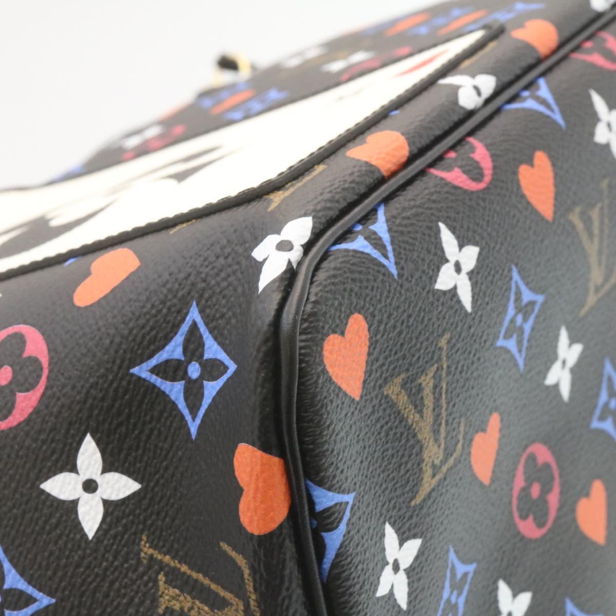 LOUIS VUITTON Game On Collection Neverfull MM Shoulder Bag M57483 LV Auth 28626S