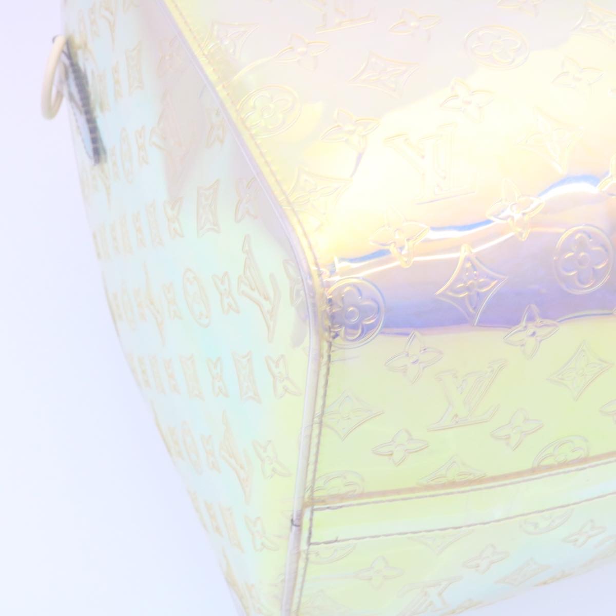 LOUIS VUITTON Monogram Prism Keepall Bandouliere 50 BostonBag M53271 Auth 28628S