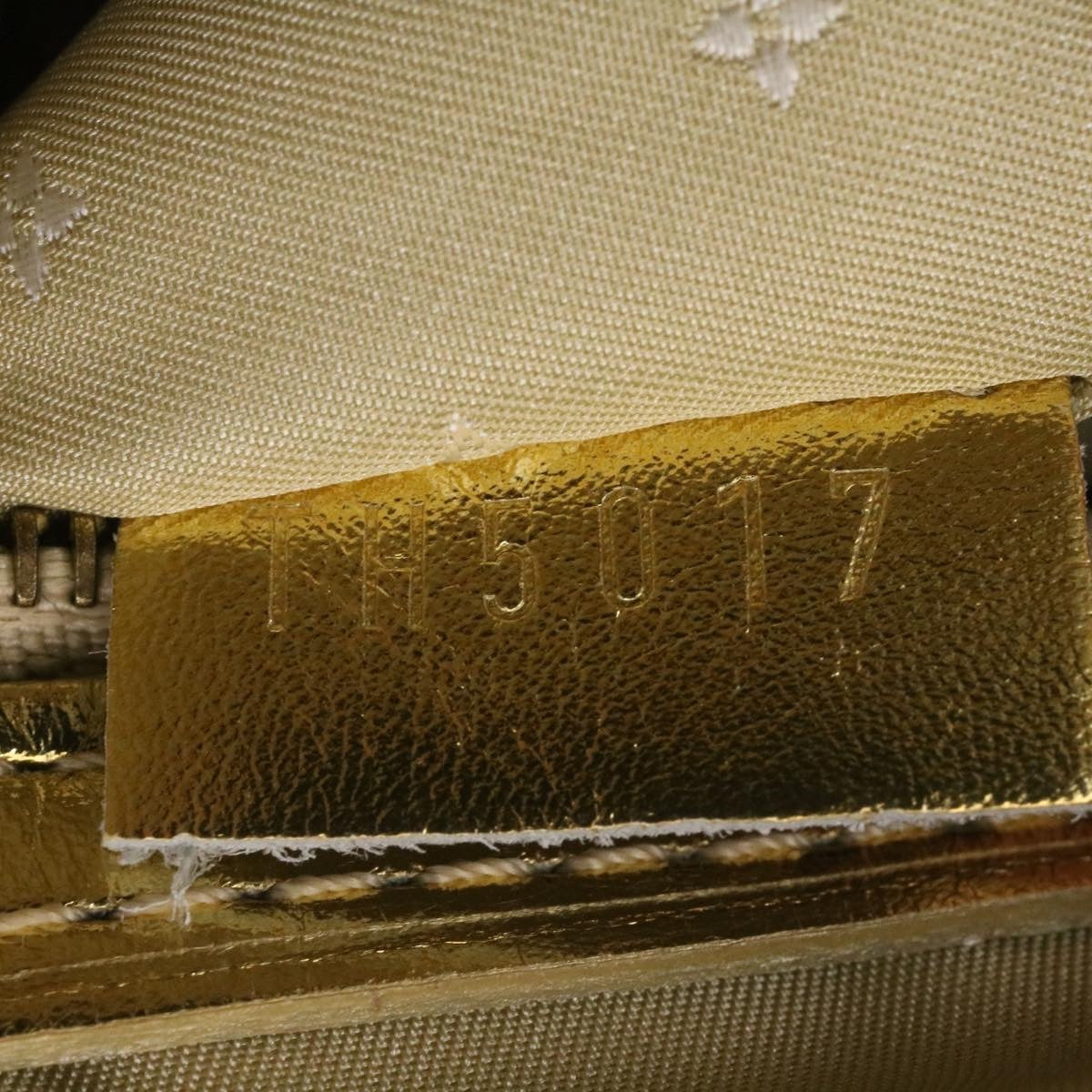 LOUIS VUITTON Suhari Lockit PM Hand Bag Leather Gold M91889 LV Auth 28662SM