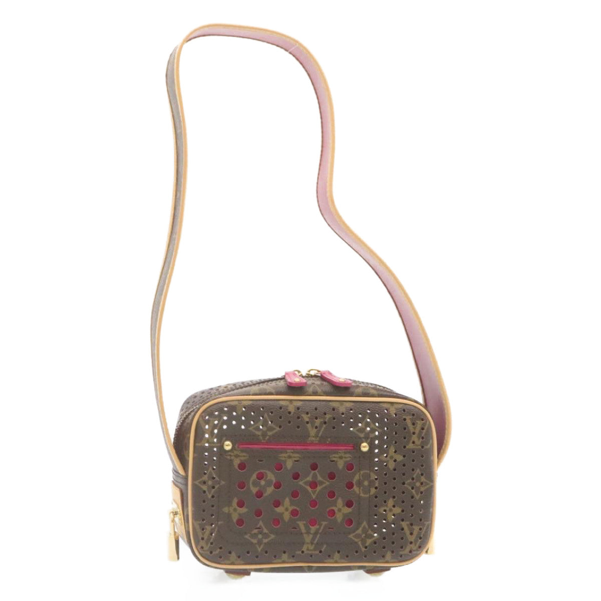 LOUIS VUITTON Monogram Perfo Mini Trocadero Shoulder Bag M95175 LV Auth 28917SAV