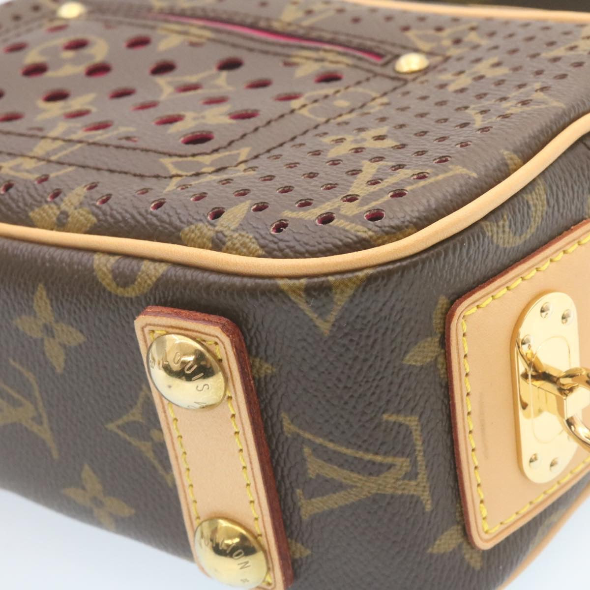 LOUIS VUITTON Monogram Perfo Mini Trocadero Shoulder Bag M95175 LV Auth 28917SAV