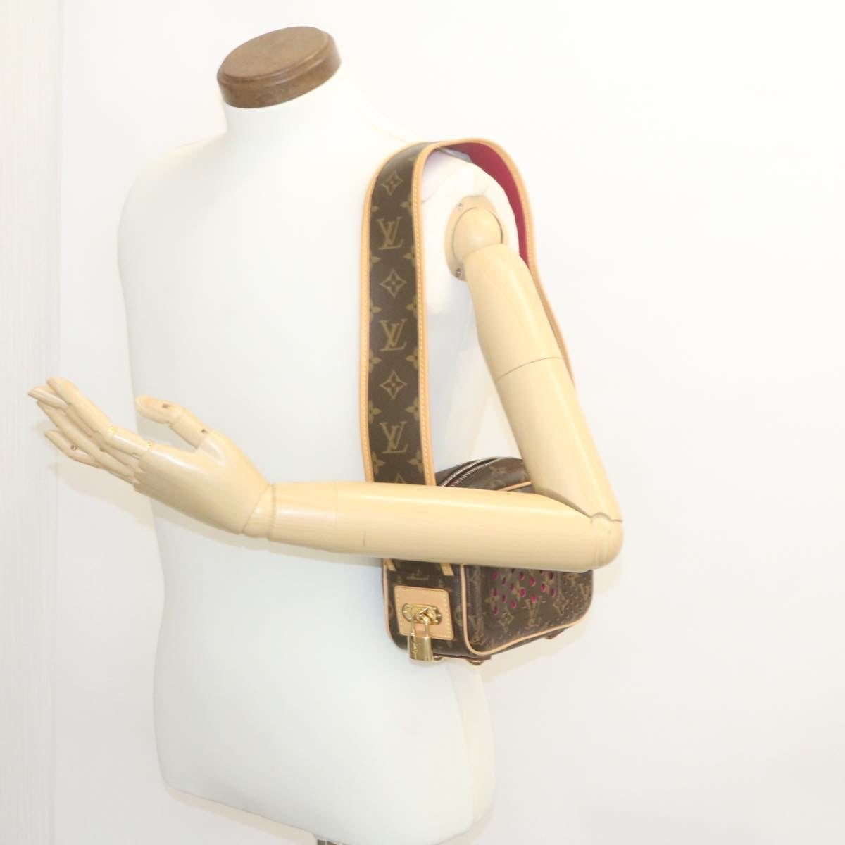 LOUIS VUITTON Monogram Perfo Mini Trocadero Shoulder Bag M95175 LV Auth 28917SAV
