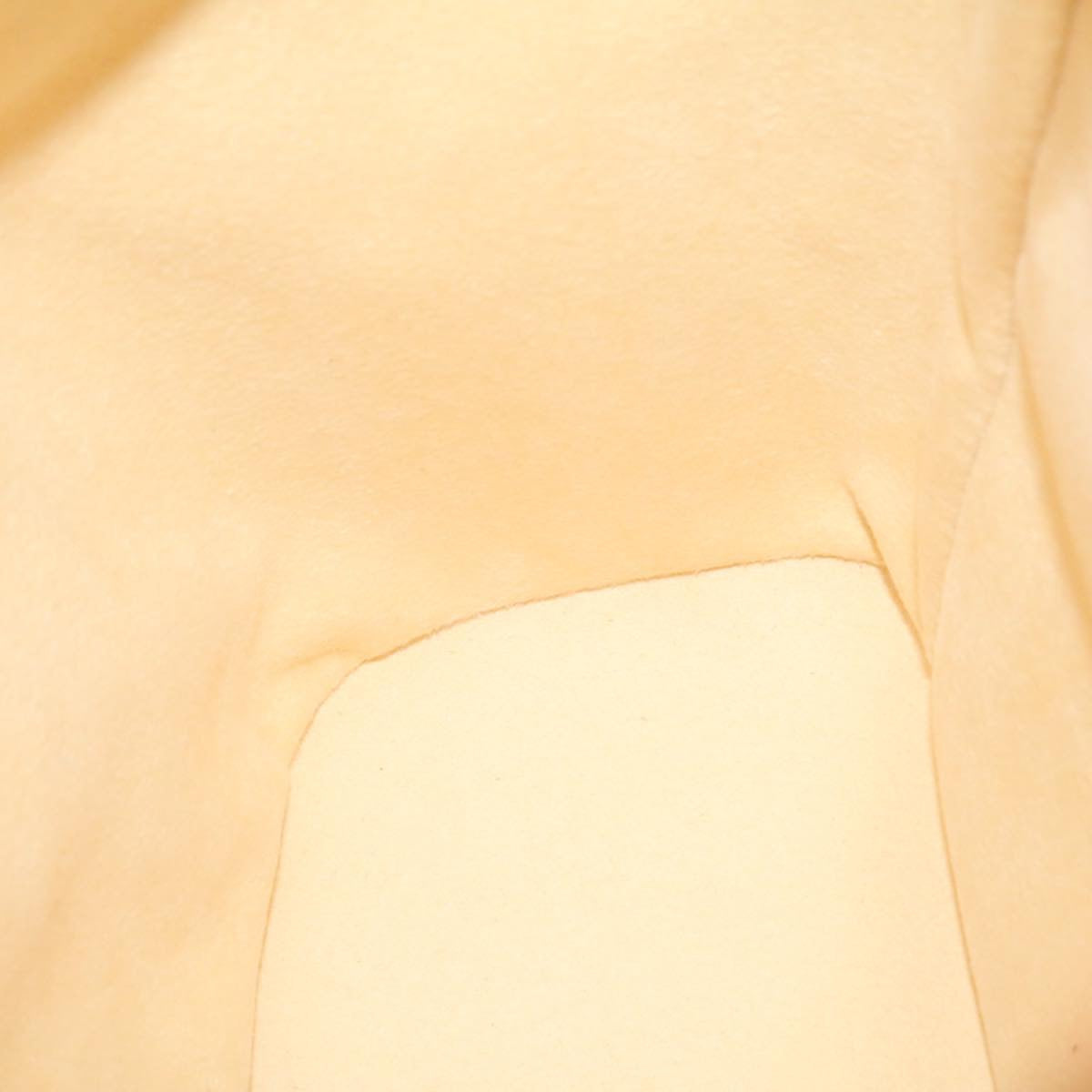 LOUIS VUITTON Nomad leather Montsouris MM Backpack SPO Beige LV Auth 28931SV