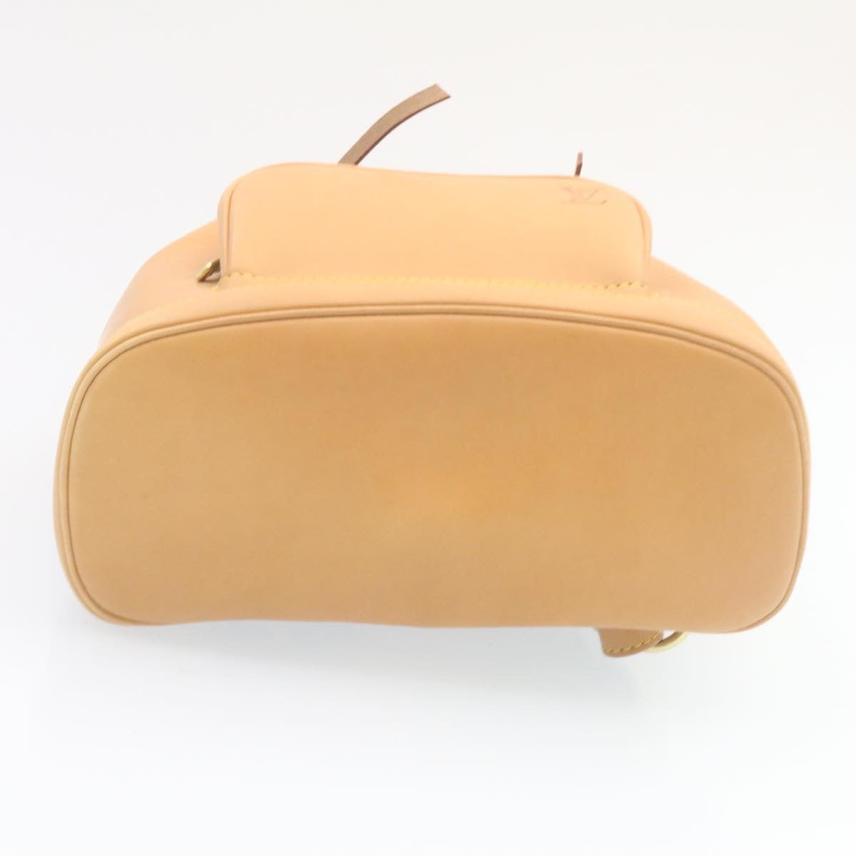 LOUIS VUITTON Nomad leather Montsouris MM Backpack SPO Beige LV Auth 28931SV