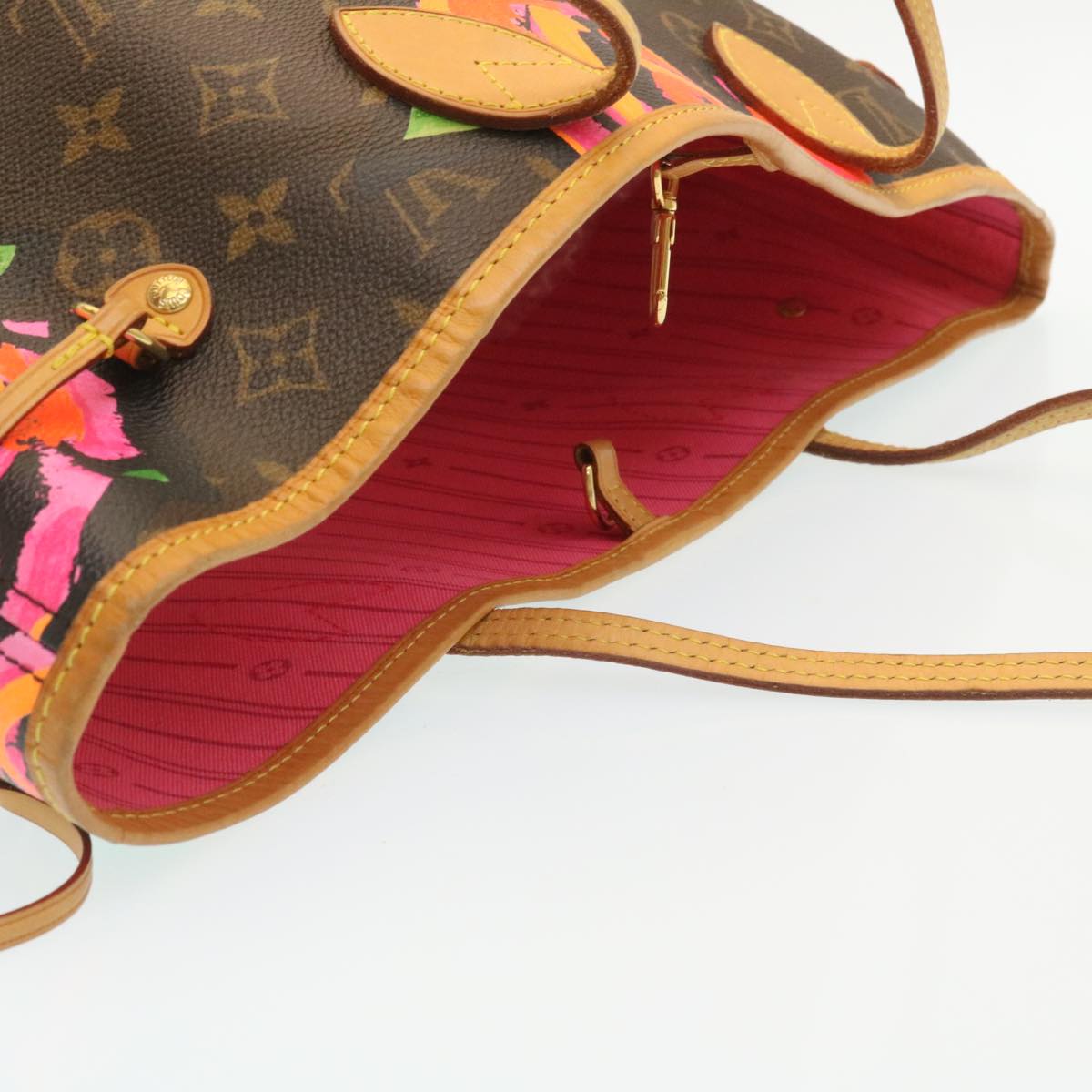 LOUIS VUITTON Monogram Rose Neverfull MM Tote Bag M48613 LV Auth 29172SAV