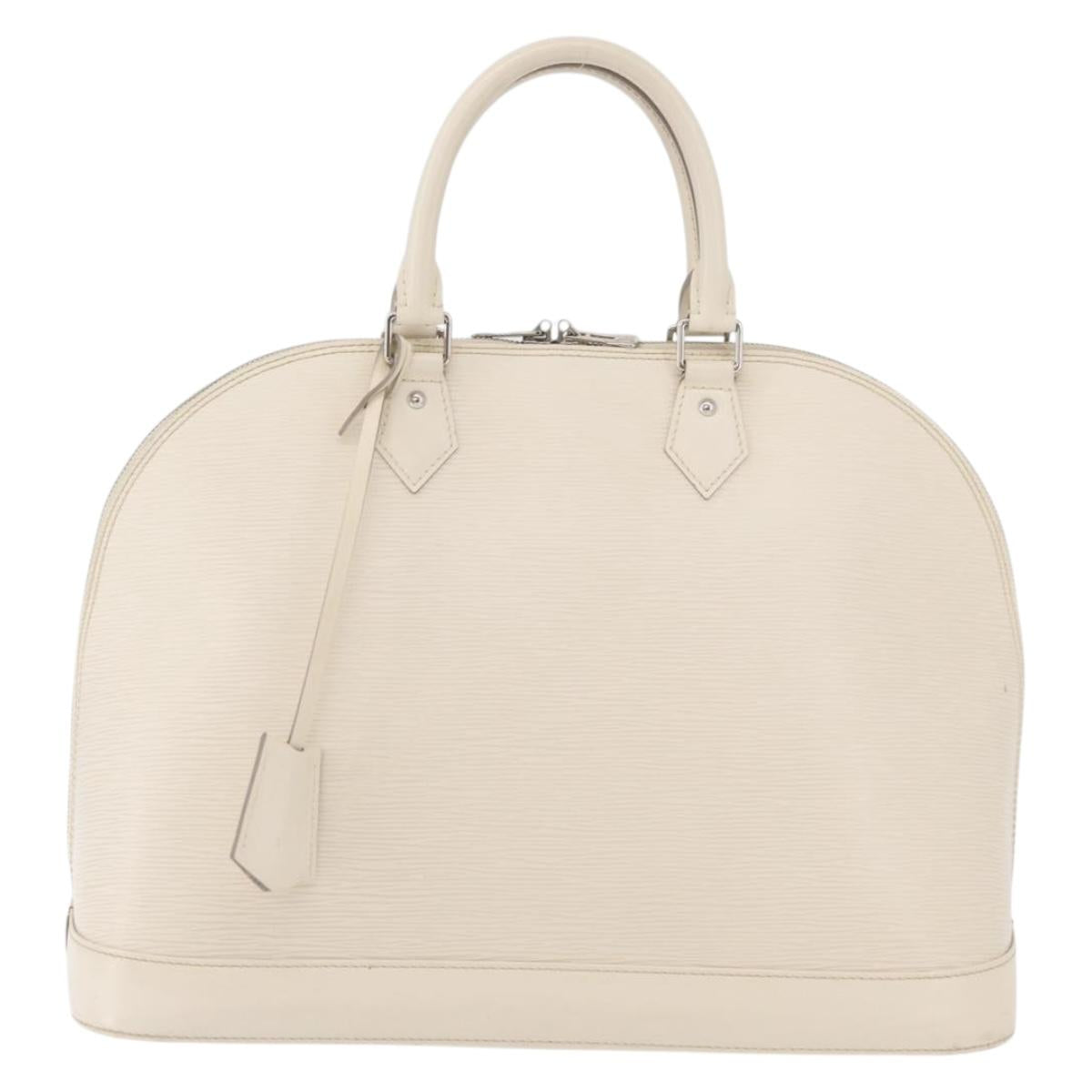 LOUIS VUITTON Epi Alma GM Hand Bag White M4032J LV Auth 29185